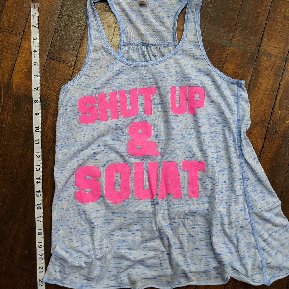 Bella Fitness Tank Top "Shut Up & Squat"